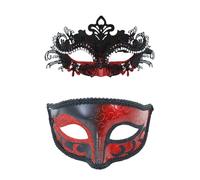 MOVAWAKY Carnaval Accessoire, Masque De Femmes VéNitiennes DéGuisement Femme Carnaval Masque Femme Venise Costume Adulte Accessoires Pour Halloween Mascarade FêTe Costumé, Noir