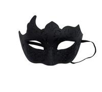 MOVAWAKY Carnaval Costume Homme,Masque De Mascarade En MéTal Masque Dentelle Noir Masque Visage Carnaval Homme DéGuisement Carnaval Venise Masque A Decorer Pour Halloween, Bal Masqué De Mardi Gras