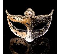MOVAWAKY Carnaval Masque,Masque De Dentelle Mascarade VéNitien Noir Masque Bal Masqué Masque De Carnaval Femme Masque Venitien Homme Masque VéNitien Homme Pour Bal Masqué, FêTe, Halloween, Carnaval