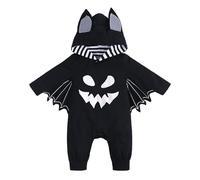 MOVAWAKY Costume Bebe Halloween, Unisexe BéBé Chauve-Souris Cosplay Costume GarçOn Bebe Halloween Unisexe 3-24 Mois DéGuisement Citrouille 3 Ans Deguisement Garcon 3 Ans Tenue Garcon