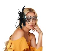 MOVAWAKY Costume Carnaval Femme, Masque De Femmes VéNitiennes Masque Carnaval A Decorer De Bandeau Yeux Couple Masques Halloween DéGuisement D'Halloween