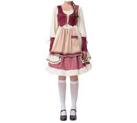 MOVAWAKY Costume Oktoberfest,Costume Oktoberfest Femme Grande Taille Deguisement Oktoberfest Robe Longue Dirndl Femme Oktoberfest Deguisement Halloween Chucky | Costume Halloween Vampire Fille