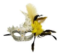 MOVAWAKY Deguisement Femme Carnaval, Mardi Gras Masque Masque Halloween Adulte Visage Carnaval Femme Tenue Halloween Venise, Bal Masqué, Demi-Masque MystèRe