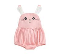 MOVAWAKY Deguisement Lapin Bebe, Deguisement Lapin Bébé Garçon Fille Bebe Combinaison Bébé Grenouillère avec Capuche pour, Doux, séance Photo, fête déguisée Ensemble de Pyjamas Printemps