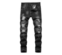 MOVAWAKY Jean Slim Basics GarçOn, Slim Taper Fit Strong Performance Jeans GarçOn Pantalon Cargo Droit DéContracté Denims Streetwear pour Ado Jean Classique à Coupe Droite Garcon 16 Ans |