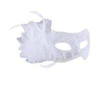 MOVAWAKY Masque Carnaval Adulte Visage,Masque De Bal Masqué Pour Homme Masque Venitien Masque Carnaval De Venise Homme Masque Blanc Accessoire, Costume Pour Homme Et Femme