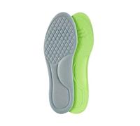 MOVDARL Lot de 2/10 semelles orthopédiques unisexes en mousse à mémoire de forme - Respirantes - Désodorisantes - Pour chaussures de sport et anti-transpiration - Gris - 41-42
