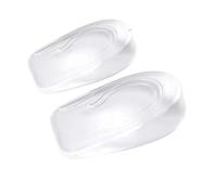 MOVDARL Lot de 2 semelles intérieures invisibles en silicone pour augmenter la hauteur - Inserts de levage du talon - Protection des pieds - Élastique - 3 cm (homme 2 cm)