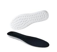 MOVDARL Lot de 3 paires de semelles intérieures souples absorbant les chocs - Soutien de la voûte plantaire pour pieds - Noir - 37-38