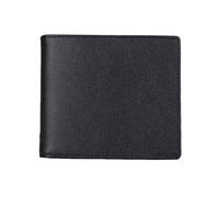 MOVDARL Portefeuille pour homme en cuir de vache véritable fait à la main, Noir , Taille unique