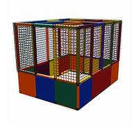 move and stic 6954 Lucy Ballcenter Piscine à balles pour enfants sans balles Multicolore