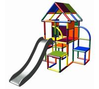 Move and stic Lina Grande tour de jeu/aire de jeu pour enfant avec toboggan