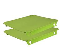 move and stic Lot de 2 plaques vert pomme 40 x 40 cm pour agrandir la structure d'escalade et la tour de jeu