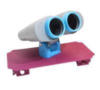 move and stic Plateau 20 x 40 cm avec fonction de jeu - Plateau multifonction avec jumelles pour tour de jeu