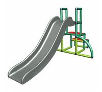 move and stic pour Enfants Enfants Mon Premier Slide Mon Premier Toboggan Jouet Babyrutsche Coulissant de Jardin Moveandstic - Pomme Verte / Vert/Rouge