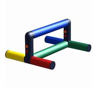 move and stic STROLCH Barrière pour chien - Obstacle d'agility pour chiens - Obstacle d'entraînement en plastique - Intérieur et extérieur - Système d'emboîtement - 45 x 35 x 20 cm