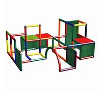 move and stic Tour de jeu Elsa Mon premier labyrinthe multicolore pour chambre d'enfant, salle de jeux ou jardin