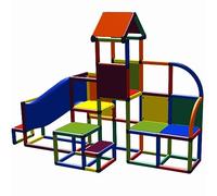 move and stic Tour de jeu UDO avec tunnel d'éveil pour le jardin ou la chambre d'enfant Adventure House 6034