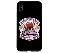 Move Aside Boy Laisse Une Fille Te Montrer Comment Jouer au Flag Football Coque pour iPhone XS Max