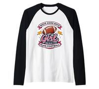 Move Aside Boy Laisse Une Fille Te Montrer Comment Jouer au Flag Football Manche Raglan