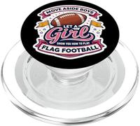 Move Aside Boy Laisse Une Fille Te Montrer Comment Jouer au Flag Football PopSockets PopGrip pour MagSafe