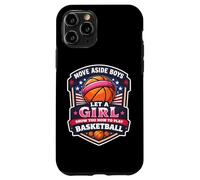 Move Aside Boys Laisse Une Fille Te Montrer Comment Jouer au Basket Coque pour iPhone 11 Pro