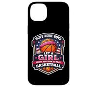 Move Aside Boys Laisse Une Fille Te Montrer Comment Jouer au Basket Coque pour iPhone 14 Plus
