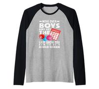 Move Over Boys Bingo Queen Joueur de bingo Manche Raglan