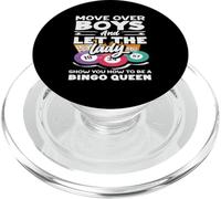 Move Over Boys Bingo Queen Let The Lady PopSockets PopGrip pour MagSafe