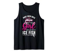 Move Over Boys Laissez Cette Fille Vous Montrer Comment pêcher sur Glace Débardeur