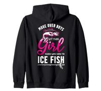 Move Over Boys Laissez Cette Fille Vous Montrer Comment pêcher sur Glace Sweat à Capuche