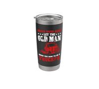 Move Over Boys Let The Old Man Trucker Funny Truck Driver Gobelet isotherme en acier inoxydable double paroi