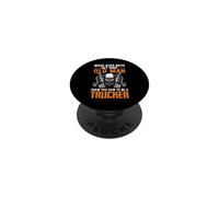 Move Over Boys Let This Old Man Trucker Funny Truck Driver PopSockets PopGrip Adhésif