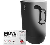 Move Support Mural Pour Haut-Parleur Résistant Aux Intempéries Compatible Avec Sonos Move & Move 2 Avec Accessoires De Montage, Noir