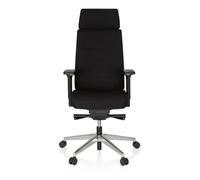 Chaise de bureau / fauteuil de bureau MOVE-TEC 3D tissu noir / noir