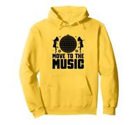 Move To The Music Vintage 70's Dancing Retro Dance Music Sweat à Capuche