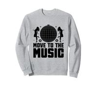 Move To The Music Vintage 70's Dancing Retro Dance Music Sweatshirt