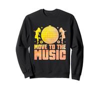 Move To The Music Vintage 70's Dancing Retro Dance Music Sweatshirt