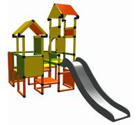 Moveandstic Moritz avec Toboggan 6003 Tour à Grimper de Jeux Installation à Mas