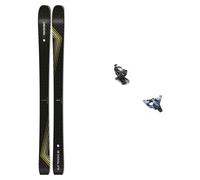 Movement - Fixations de ski de randonnée - Pack Alp Tracks 90 2025 en Aluminium - Noir Noir 186 cm