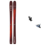 Movement - Fixations de ski de randonnée - Pack Session 90 2025 en Aluminium - Rouge Rouge 178 cm,162 cm