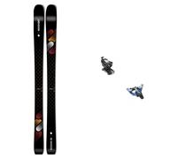 Movement - Packs skis de randonnée - Skis de randonnée - Pack Session 90 2024 pour Homme en Bois - Noir Noir 162 cm