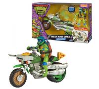 Tortues Ninja, Véhicule avec Figurine Exclusive de 12 cm, avec Fonction Combat, Leonardo, pour Les Enfants dès 4 Ans, TU8031