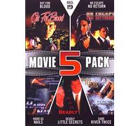 Movie 5 Pack Collection (Part 19) ( Out for Blood / No Escape No Return / Hard As Nails / Deadly Little Secrets / Same River Twice ) [ Origine Néerlandais, Sans Langue Francaise ]