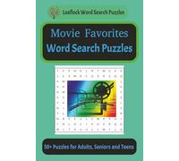 Movie Favorites Word Search Puzzle Book: Word Searches with Easy to Read Print about Movies, Movie Characters and More | 6x9 inches, 110 pages | 50+ ... for Vacations, Holidays and Free Time