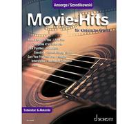 Movie-Hits: 20 popular songs for classical guitar. guitar. Recueil de pièces instrumentales.