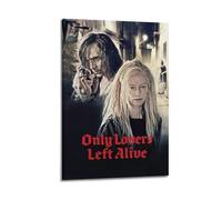 Movie Only Lovers Left Alive 4 affiche sur toile - Impression d'art mural esthétique - Peinture moderne pour salon - 50 x 75 cm - Style cadre