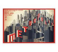 Movie poster Metropolis - Boris Bilinsky, 1926 Poster 90 x 60 cm Tableaux Décoration murale