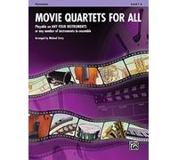 Movie Quartets for All – Percussions – Ensembles instrumentaux pour tous – Alfred Music