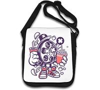 Movie Roll Popcorn Sac à bandoulière Blanc